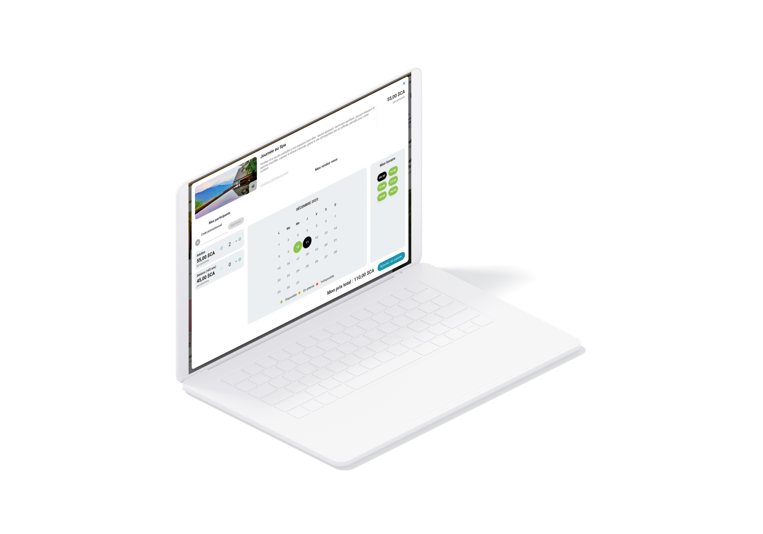 Reservit booking interface - automation