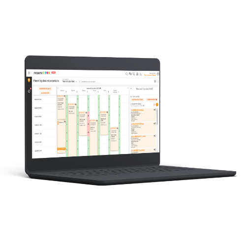 Reservit dynamic calendar: resource management